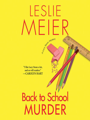 cover image of Back to School Murder